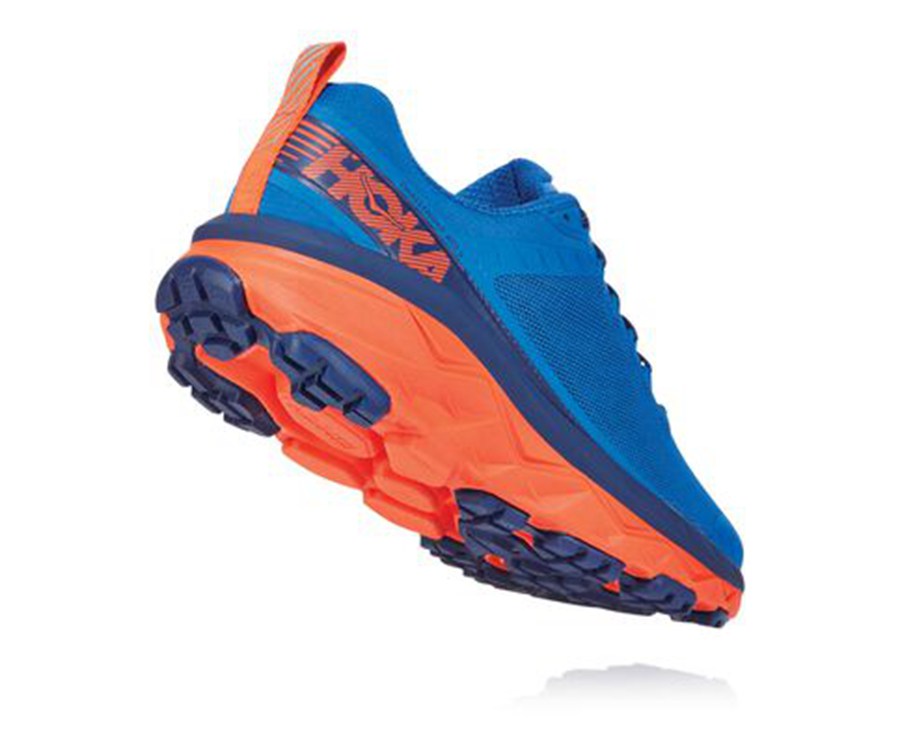 Hoka One One Trainers Mens Blue - Challenger ATR 5 - 39274FDQE